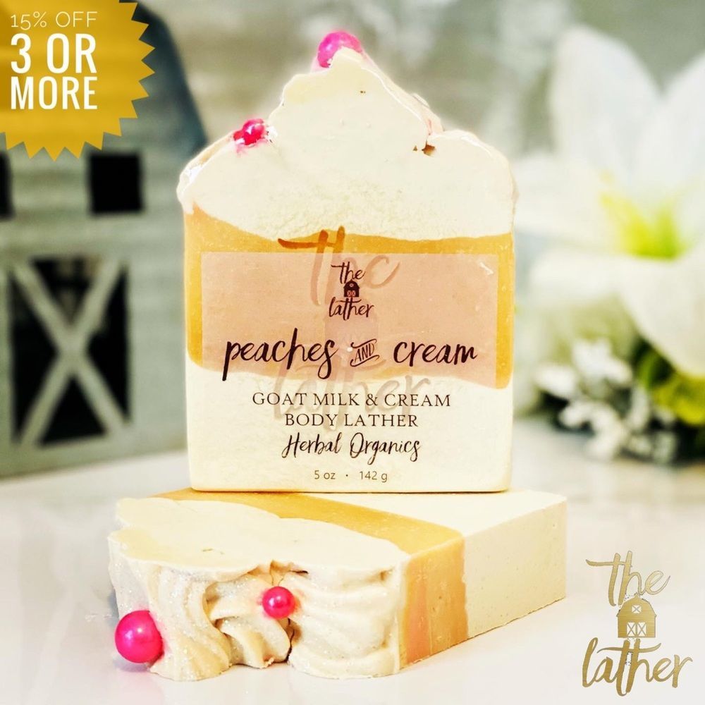 🍑Peaches & Cream Goat Milk Essential Lather